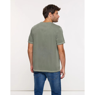 Camiseta Manga Corta Caqui - Gstin2