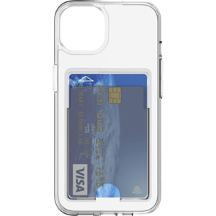 Coque BIGBEN CONNECTED iPhone 14 Plus transparent porte-cartes