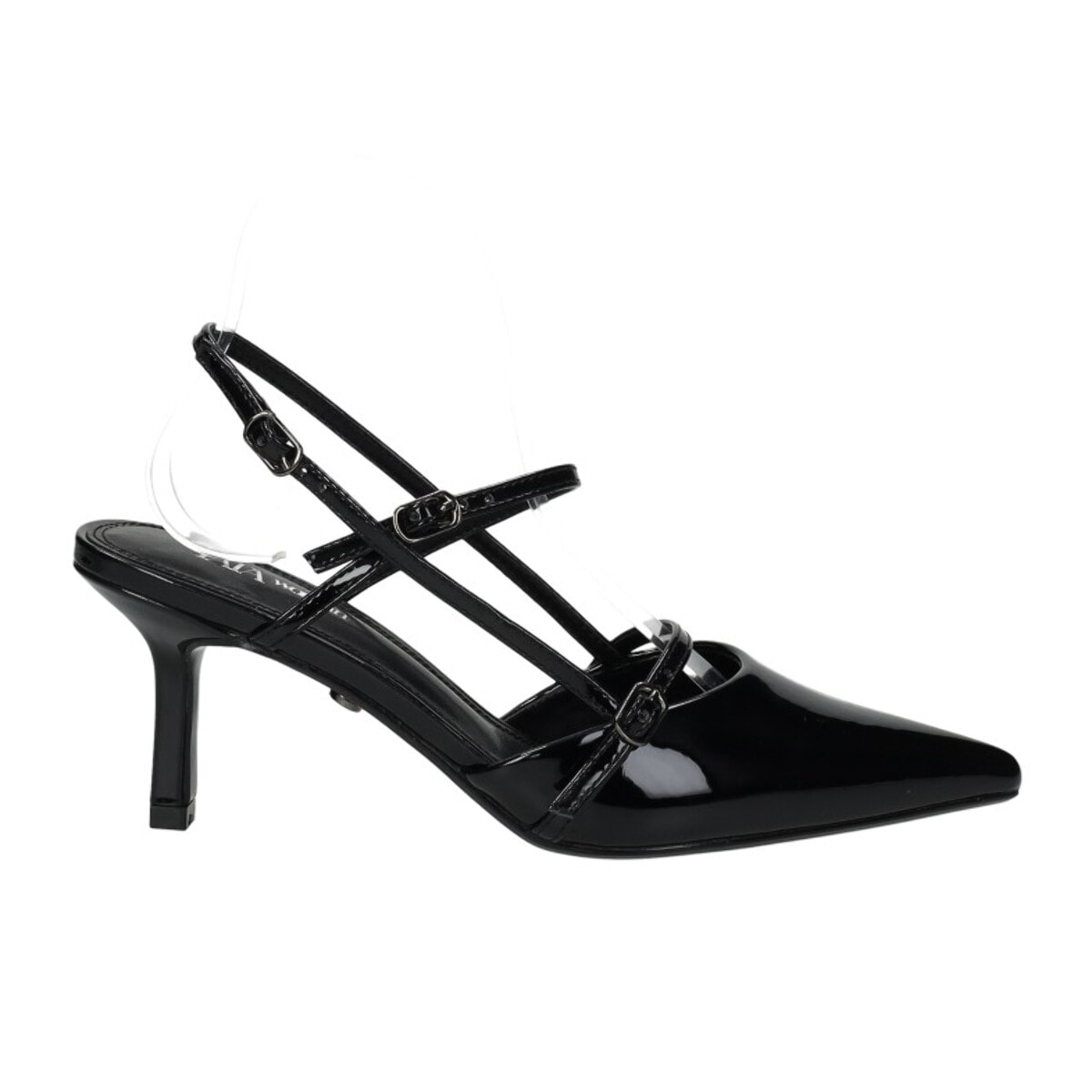 Décolleté sling back Donna Tata Italia Nero