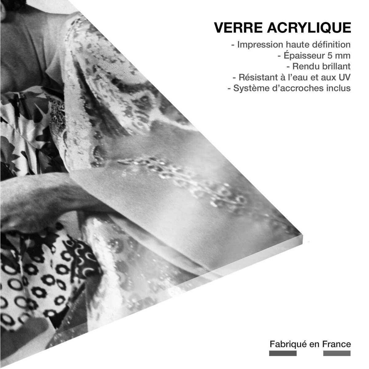 Tableau michel serrault et jean poiret Tableau plexiglas