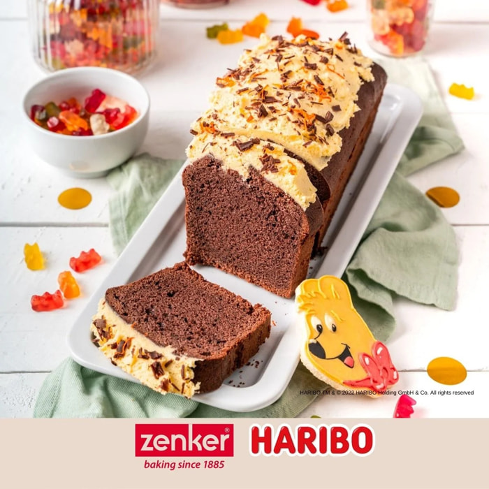 Set de 4 ustensiles de pâtisserie moule à gâteaux bol et spatule Zenker Haribo