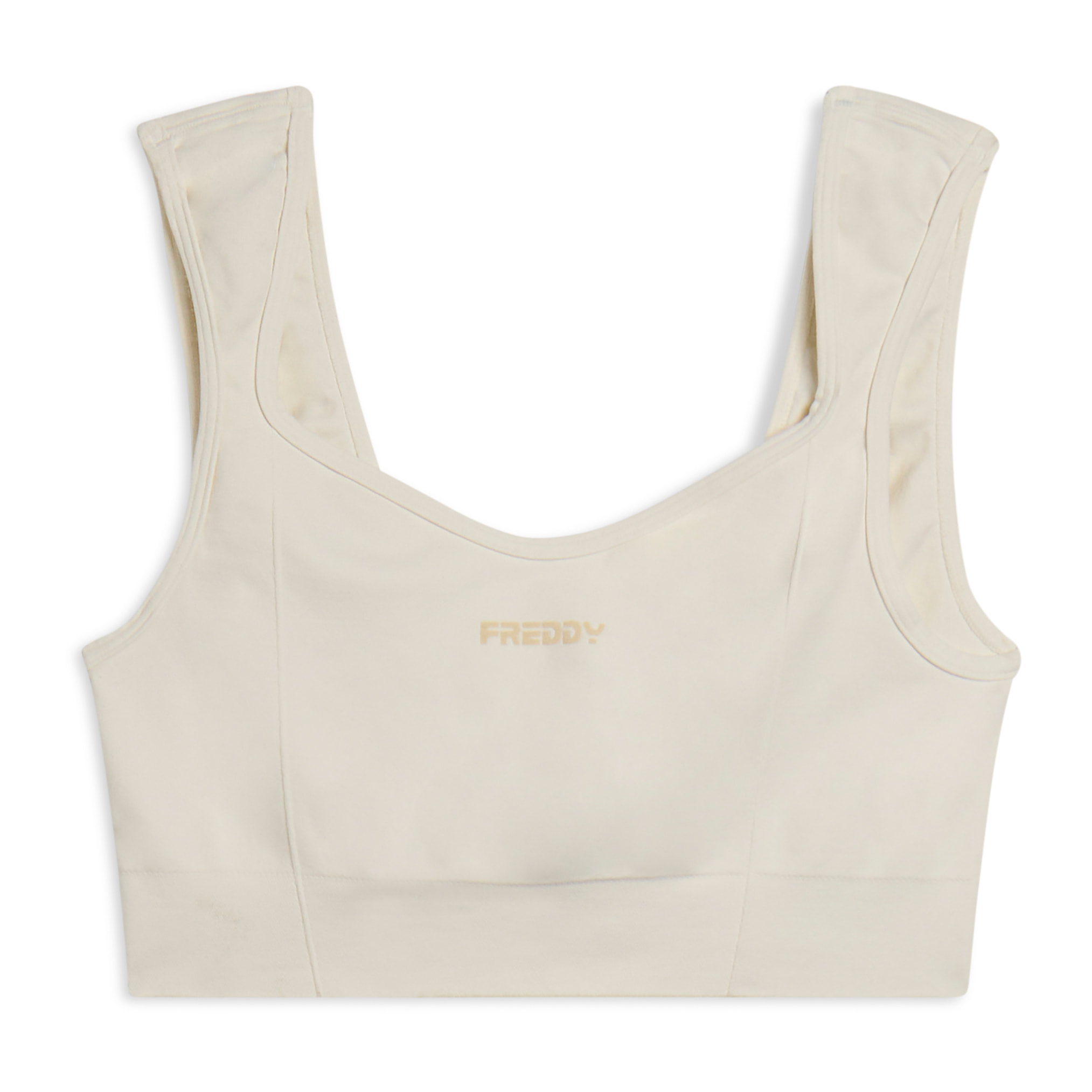 Top sportivo seamless con scollo a cuore e supporto leggero