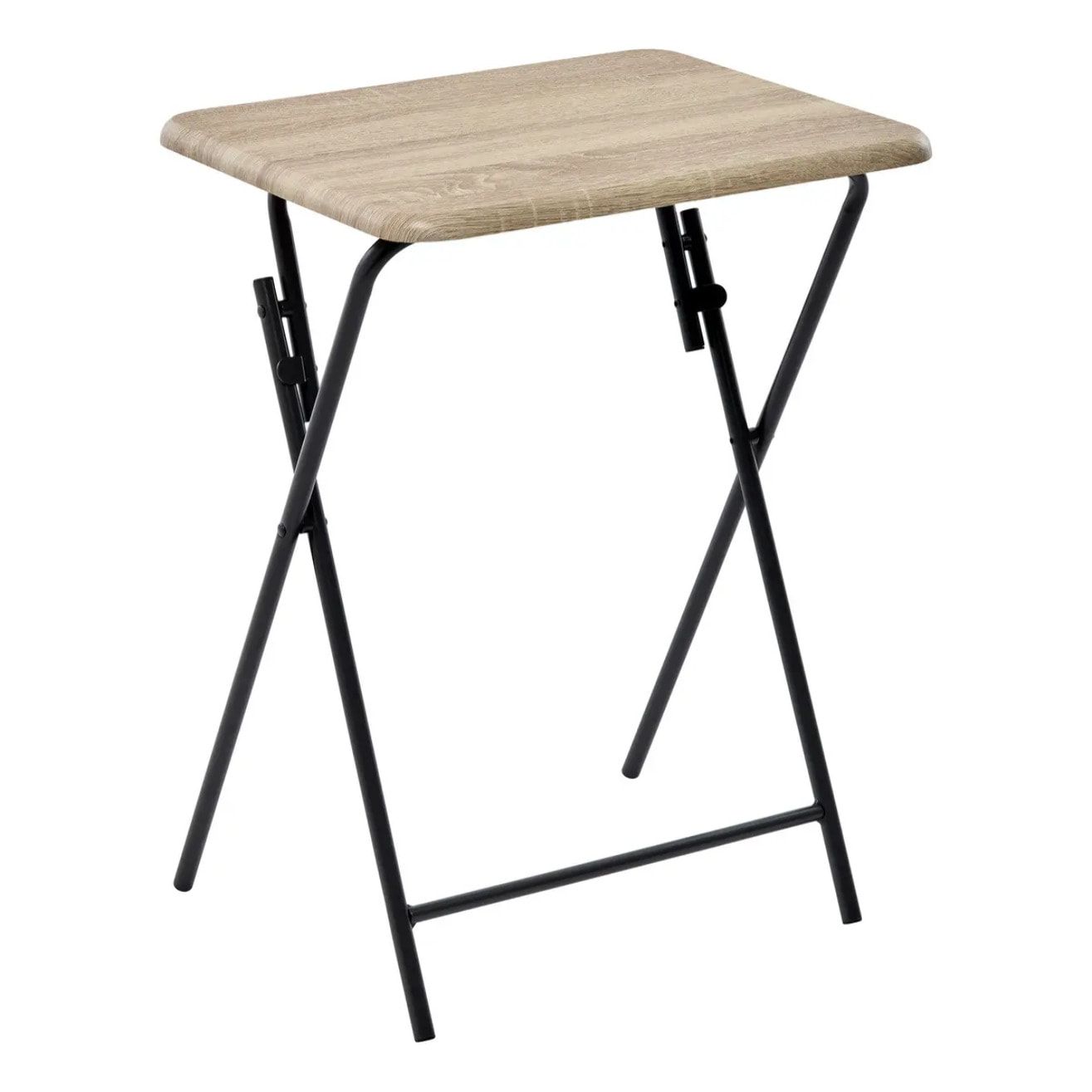 Table pliante 1 place effet bois