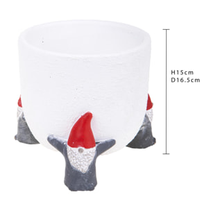 Cachepot con Elfi - Pezzi 4 - 16,5xH14x16,5cm - Bianchi Dino SpA