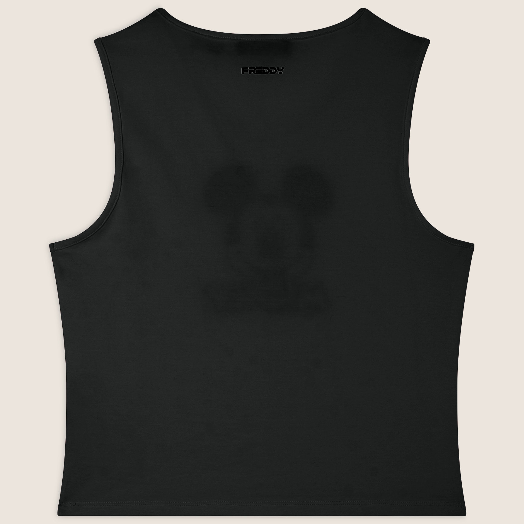 Canotta cropped slim fit con stampa Mickey Mouse