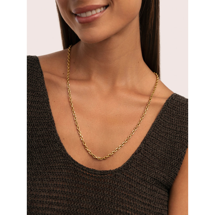 Collana Orla Rope Acciao Placcato Oro