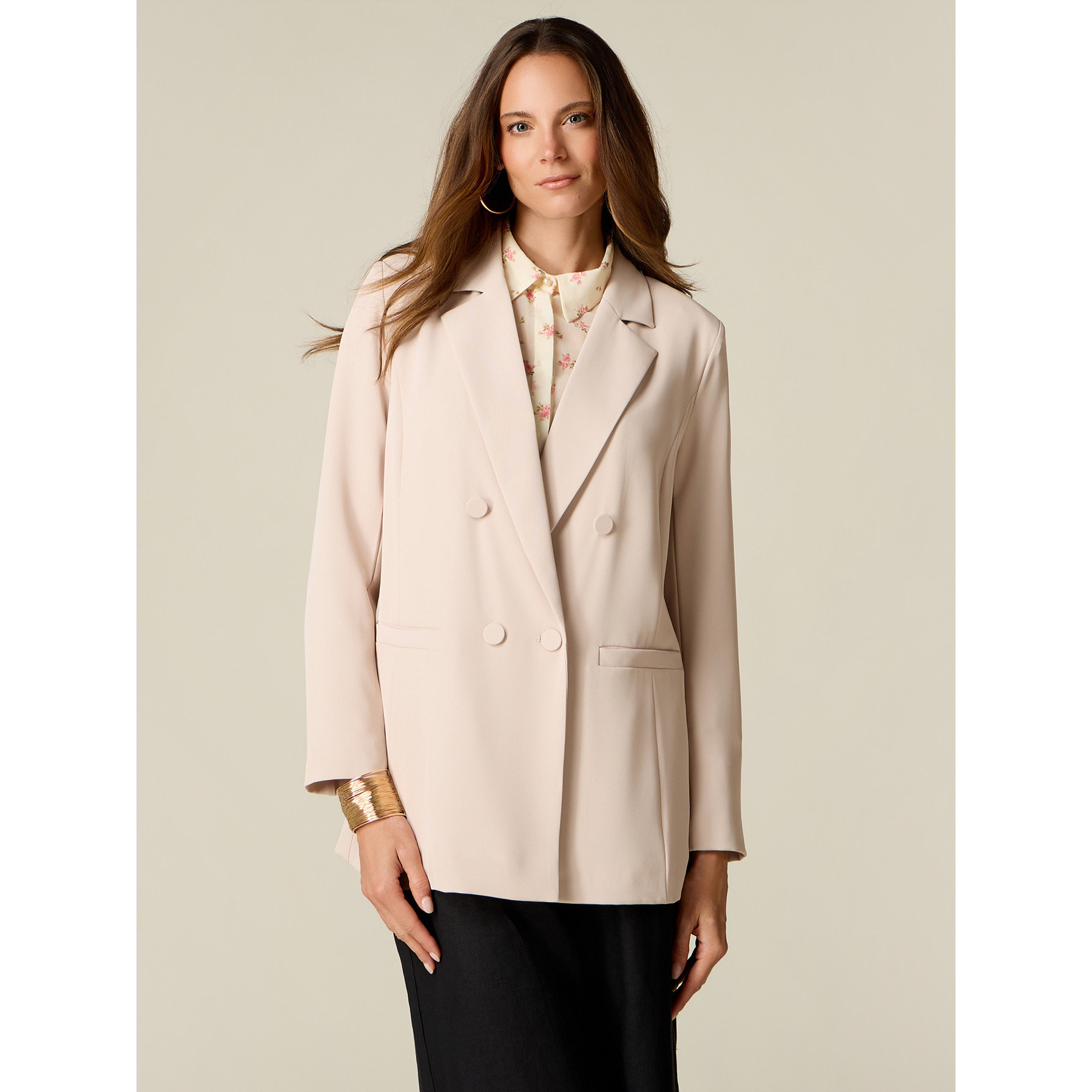 Oltre - Blazer doppiopetto - Rosa