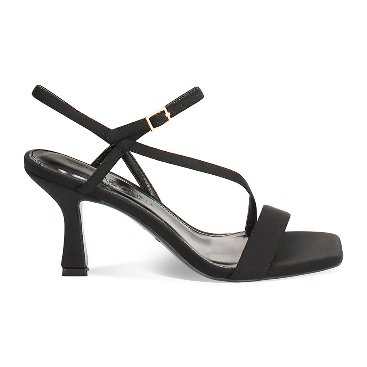 Sandali neri tacco 7,5 cm