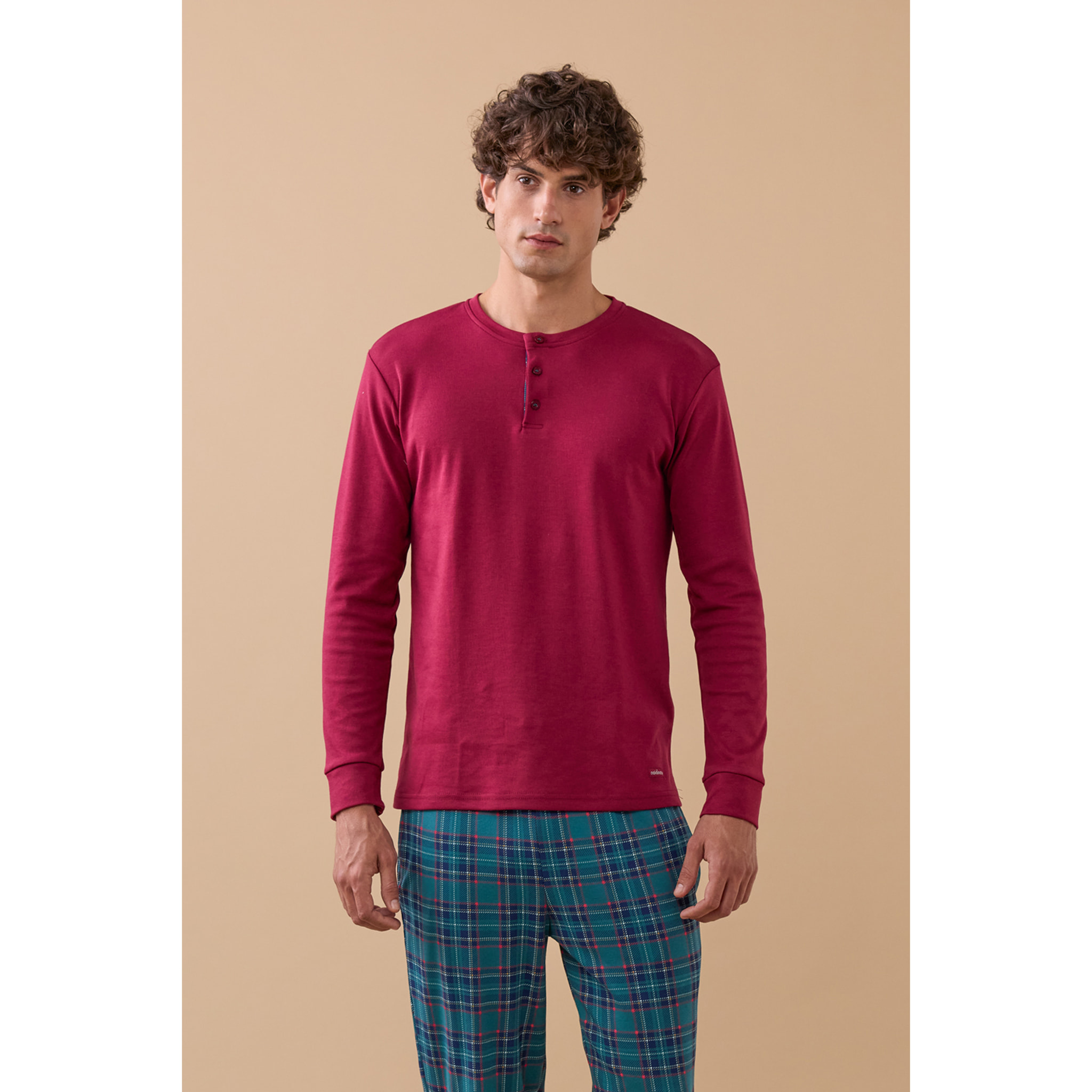 Pigiama uomo caldo cotone articolo tartan. Noidinotte