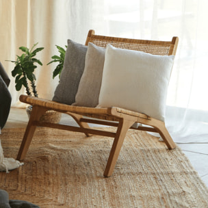 Tissu  thermique bouclette  525g/m2 - Ecru