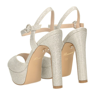 Sandali Donna Tata Italia Argentato