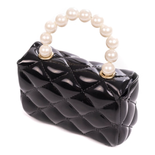 Villafalletto bolso de mano mini de pvc brillante.