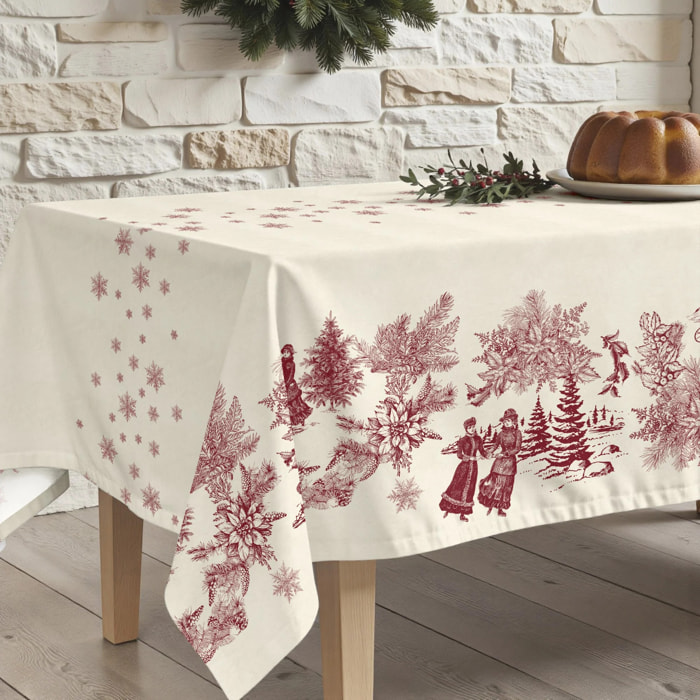 Nappe anti-taches Christmas toile vp-101