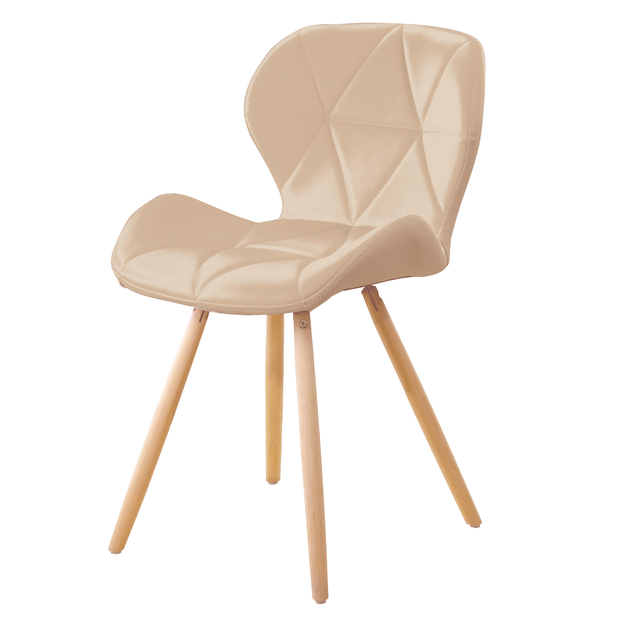 Silla Estocolmo Quilted Beige