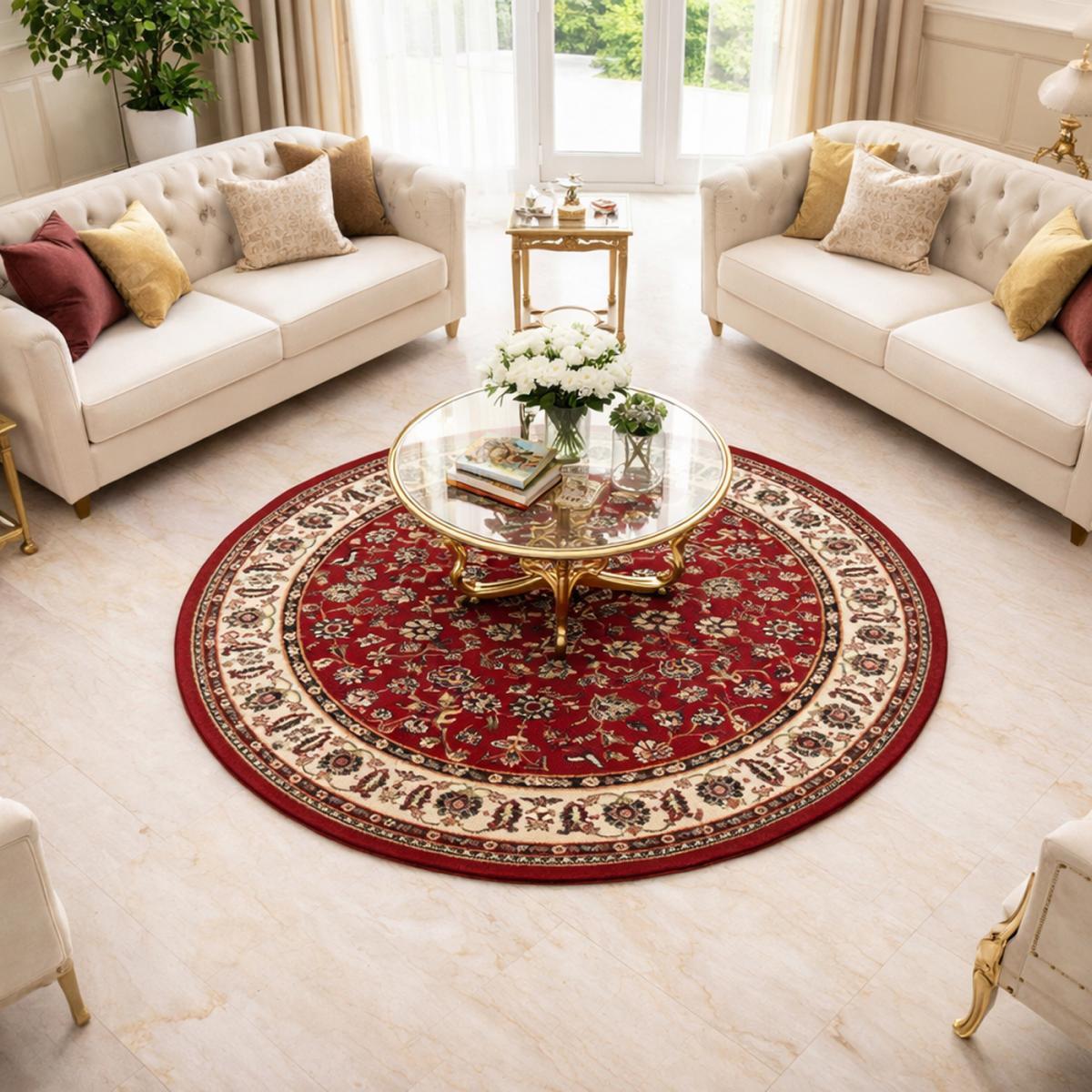 Tapis oriental tissé motif ancestral SILO
