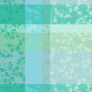 Serviette pur coton motif jacquard bleu vert Mille feuillages turquoise