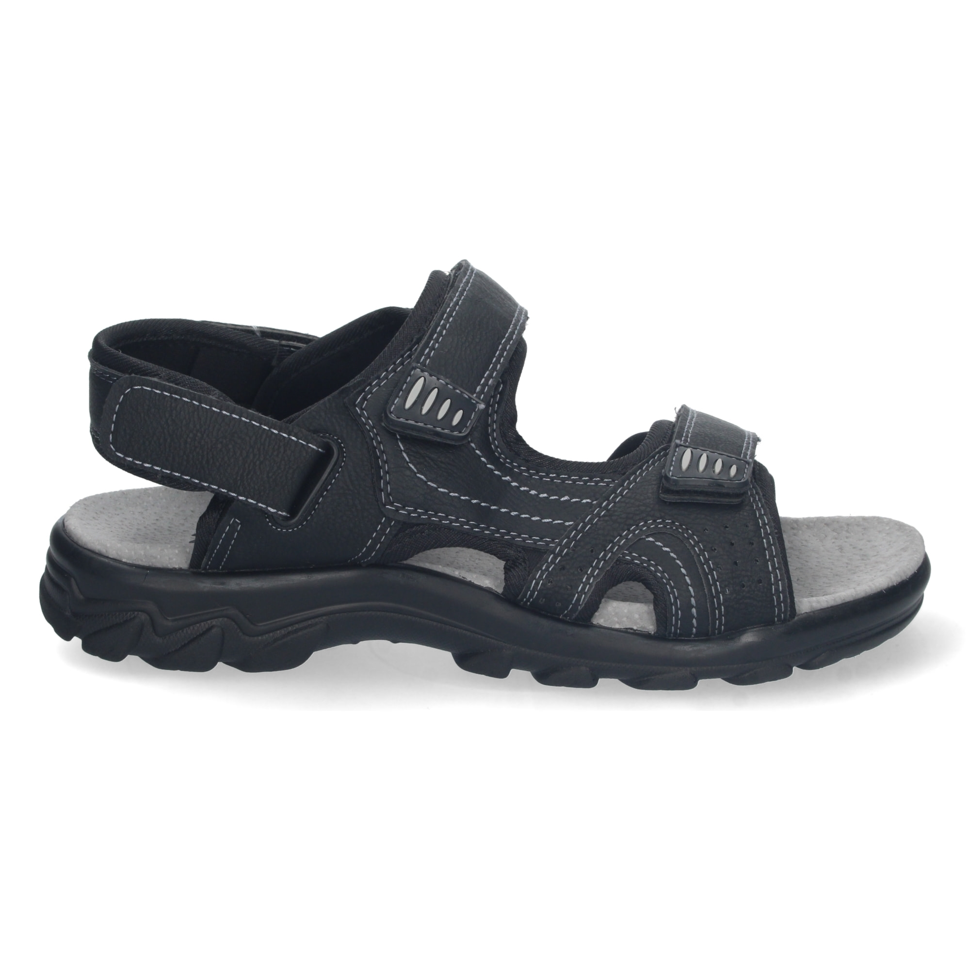 Sandalia Plana con Cierres de cierre autoadherente