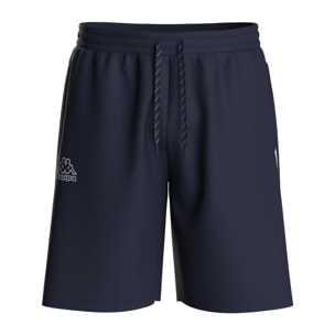 Pantaloni Corti Kappa Uomo Logo Idefi Blu