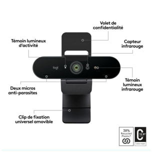 Webcam LOGITECH BRIO 4K GRAPHITE