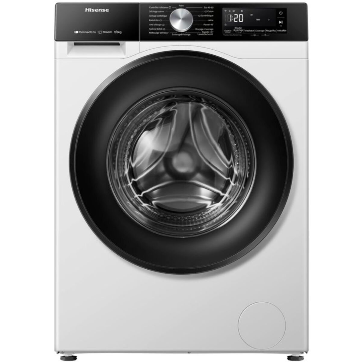 Lave linge séchant hublot HISENSE WD3S9043BW3