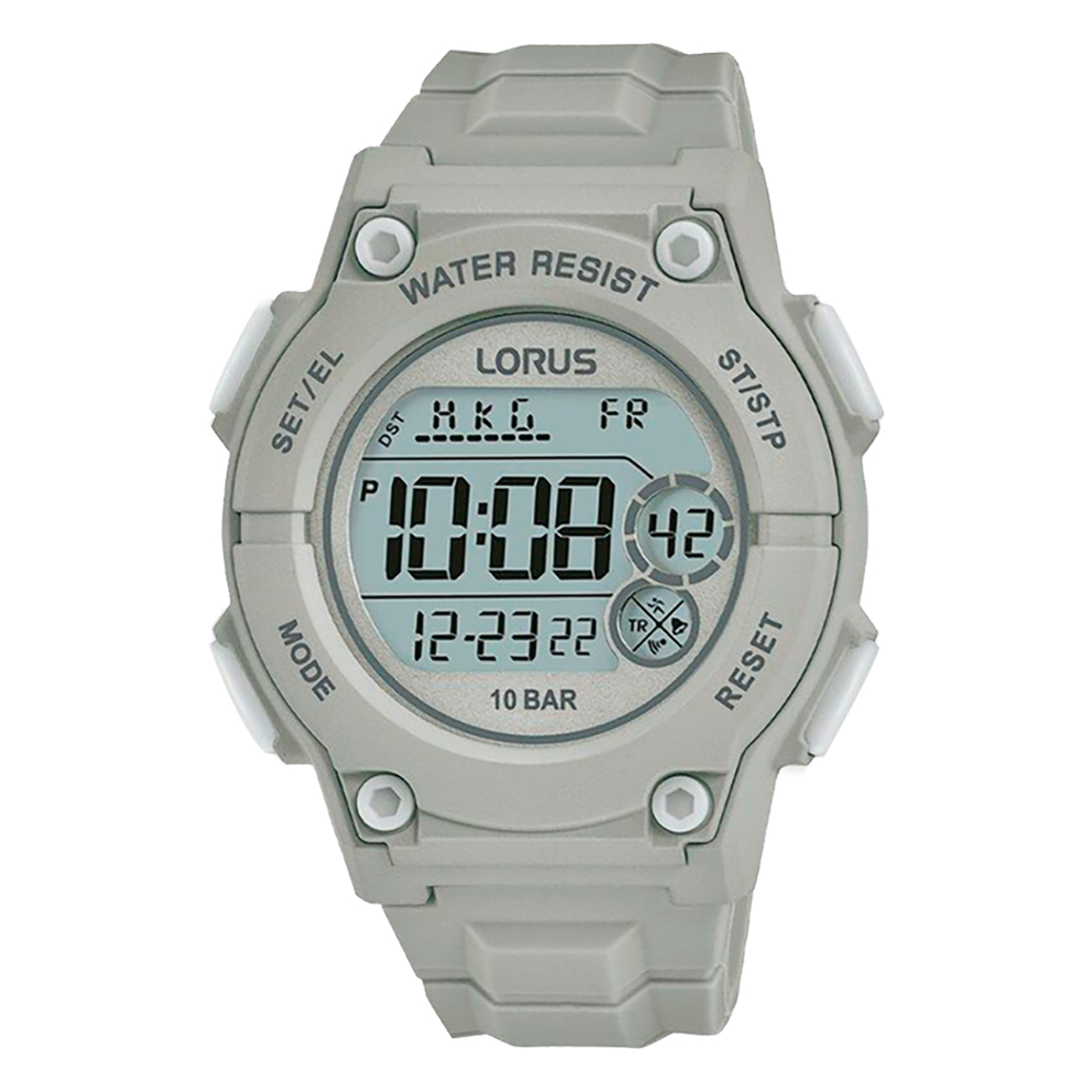 Reloj Lorus R2337PX9 Hombre Digital Cuarzo con Correa de Silicona