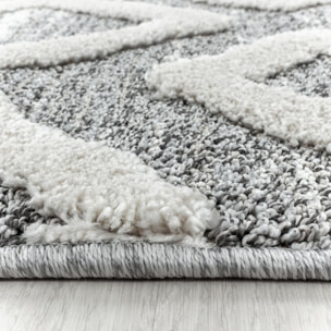 Tapis rond tissé motif scandinave HAPA