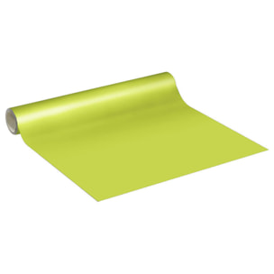 Rouleau adhésif décoratif Vinyle au Mètre - Vert pastel - Sticker Lavable Imperméable Mur Cuisine Meubles