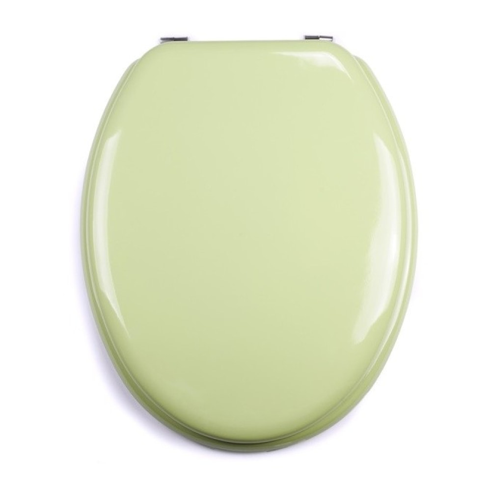 Abattant wc MDF CLEO Vert Amande - Charnières Inox MSV