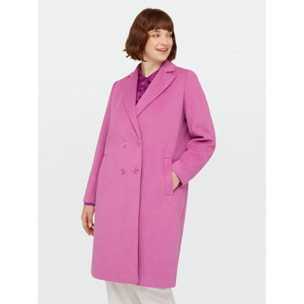 Fiorella Rubino - Cappotto doppiopetto rosa - Rosa