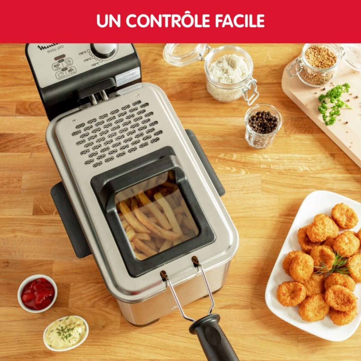 Friteuse semi-professionnelle MOULINEX easy pro premium YY5144FB