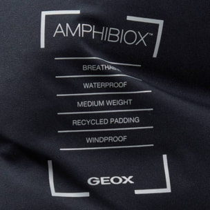 Abrigos Hombre de la marca GEOX  modelo M0421C T2552 M CLINTFORD MD PARKA AZUL