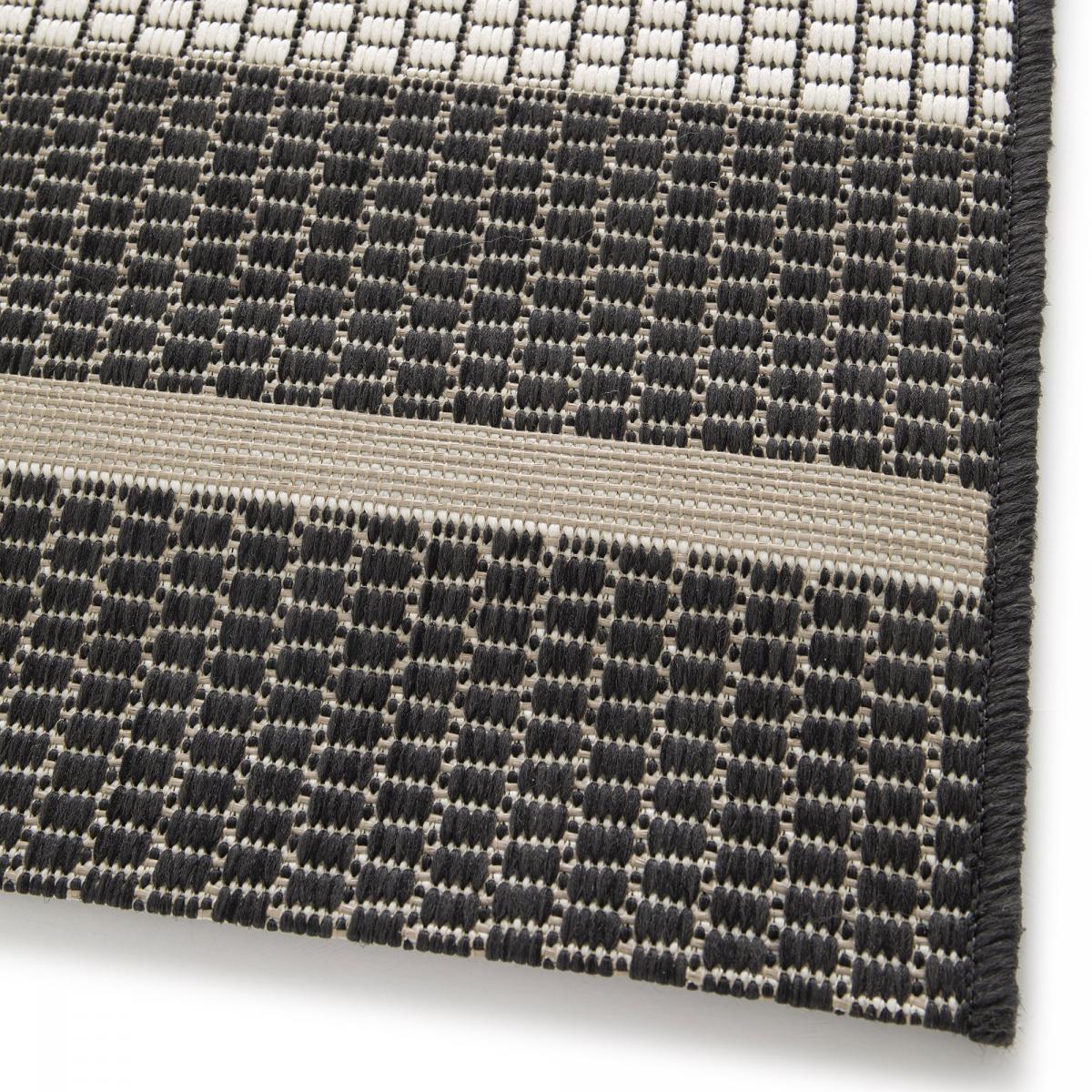Tapis extérieur tissé kilim rectangle SIBE