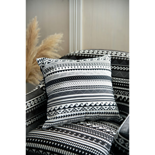 Poltrona Excelsa Etnico in poliestere e multistrato 70,5x65x83 cm multicolore