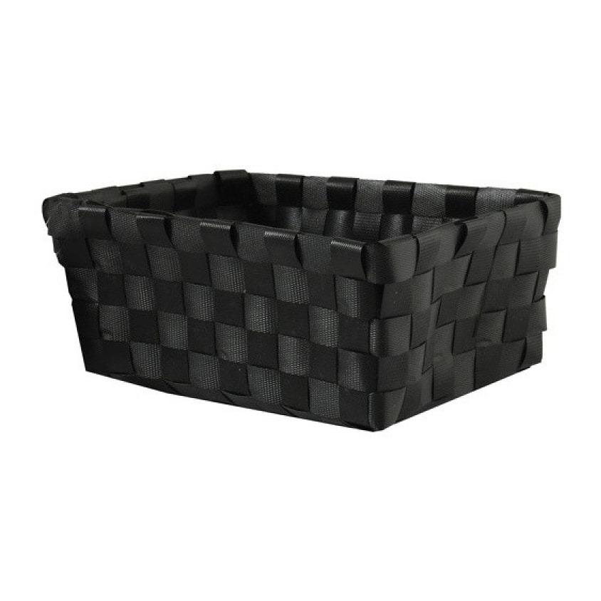 Panier de rangement 10x10x7,5cm Noir MSV