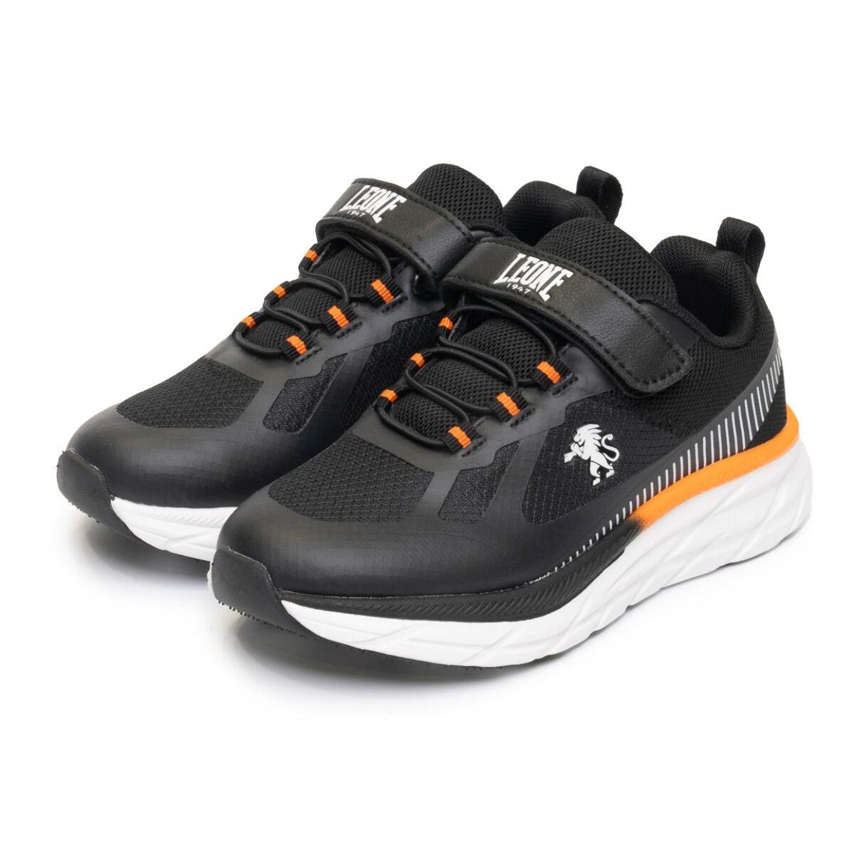 Sneakers da bambino con strap e lacci Leone 1947 Super