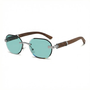 Gafas de Sol Feler 1813-3 Polarizadas de Madera Unisex 56 mm