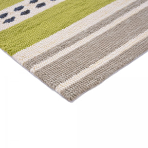 Tapis extérieur tissé kilim rectangle NUITORD
