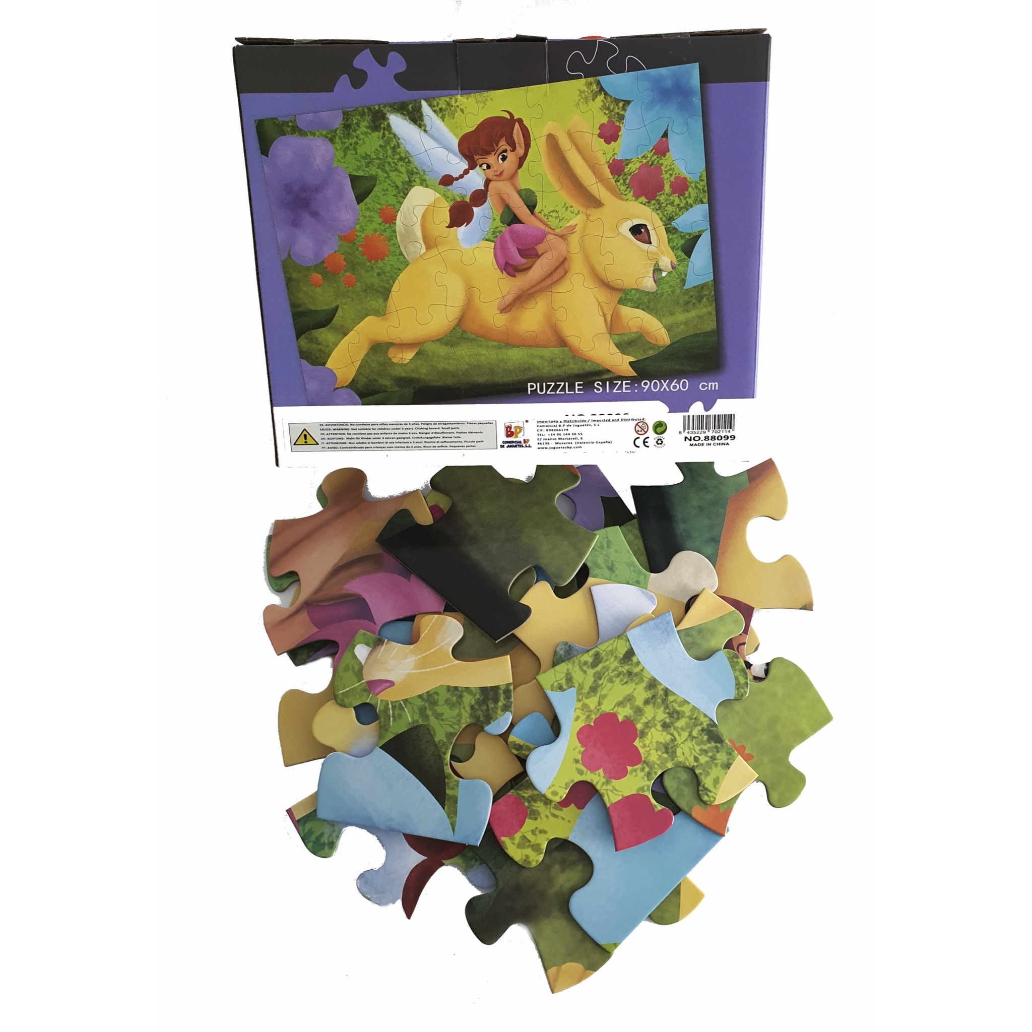 PUZLE DE 48 PIEZAS: EL HADA DEL JARDIN