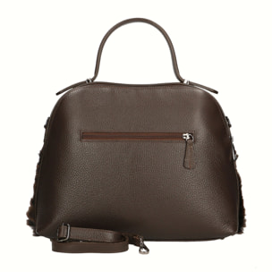 Borsa a mano da donna - Modello Aponia - Vera pelle - 33.0 x 28.0 x 12.0 cm