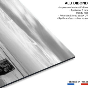 Tableau balade sur la plage à hossegor Tableau alu Dibond