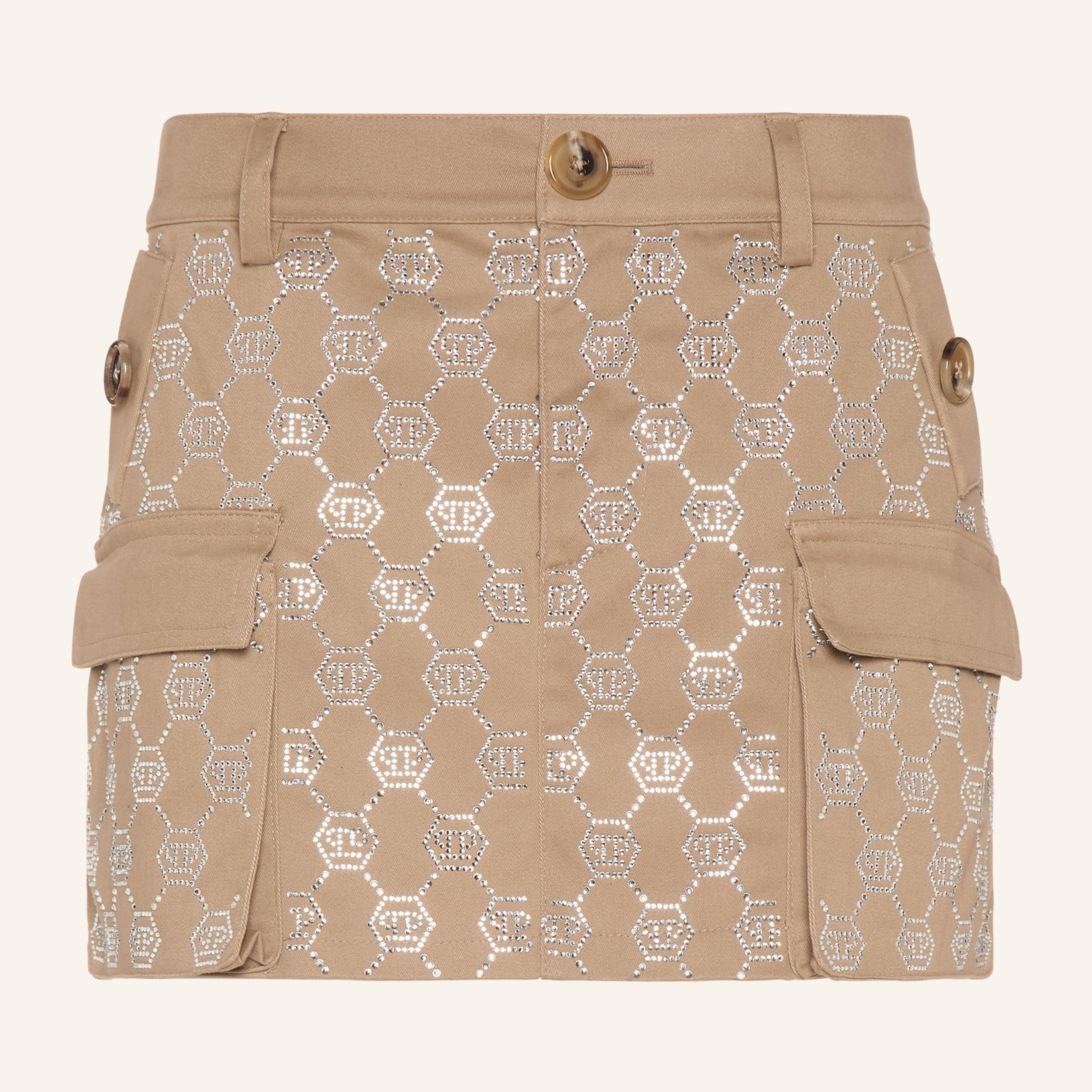 PHILIPP PLEIN Minifalda MONOGRAM