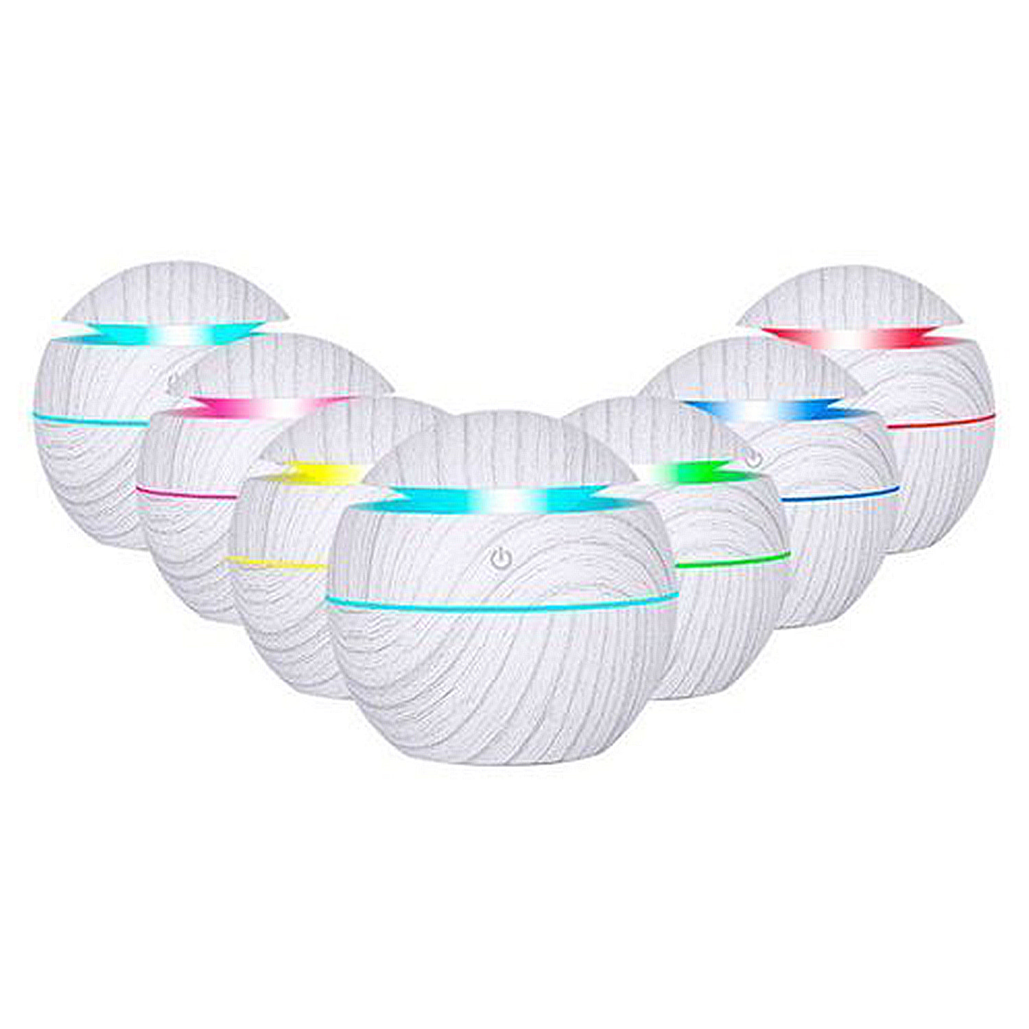 Umidificatore da 130ml con luci Led RGB.