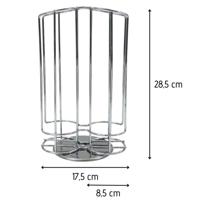 Porte capsules Tassimo rotatif Fackelmann Petit Déjeuner