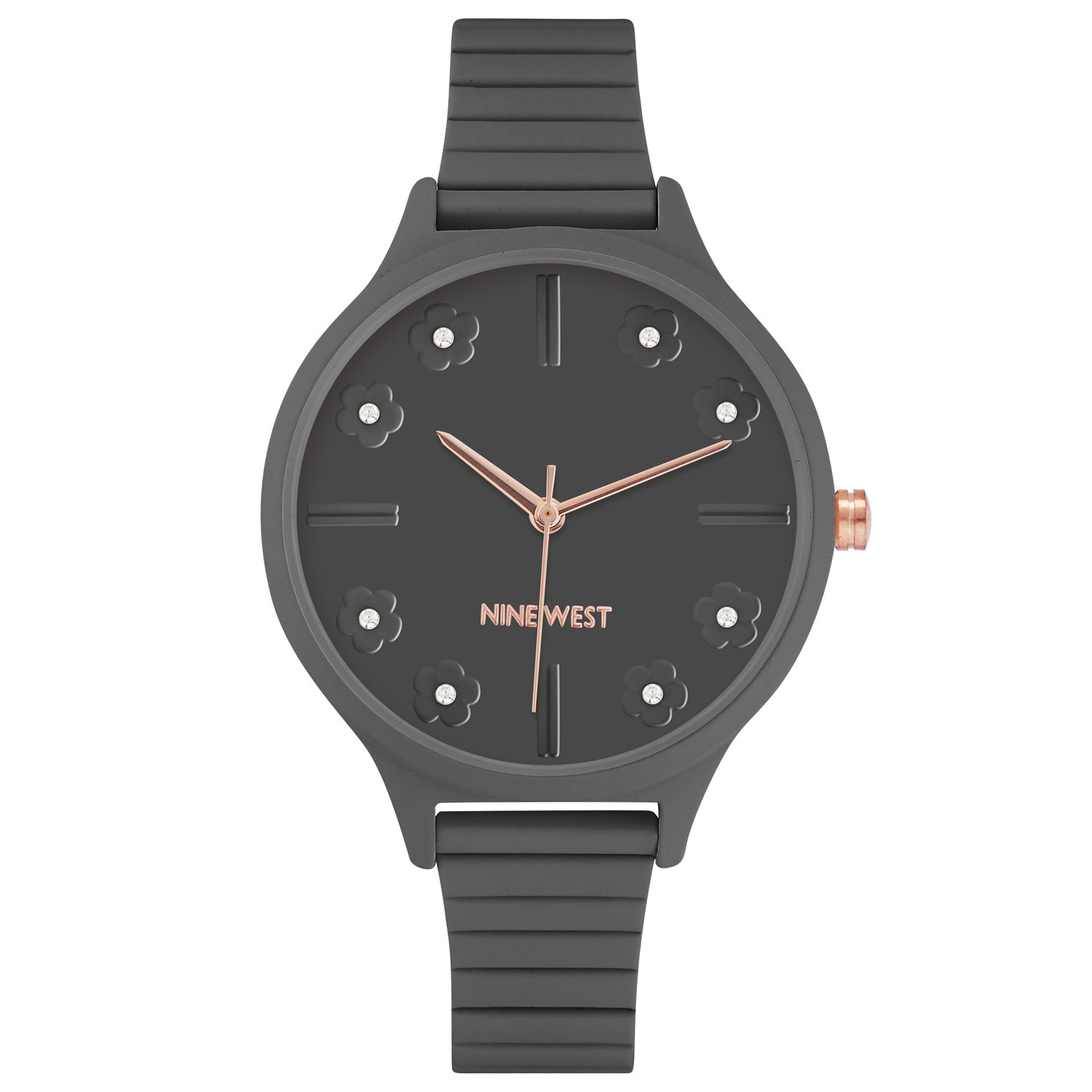 Reloj Nine West NW-2562GYGY Mujer Analogico Cuarzo con Correa de Aluminio