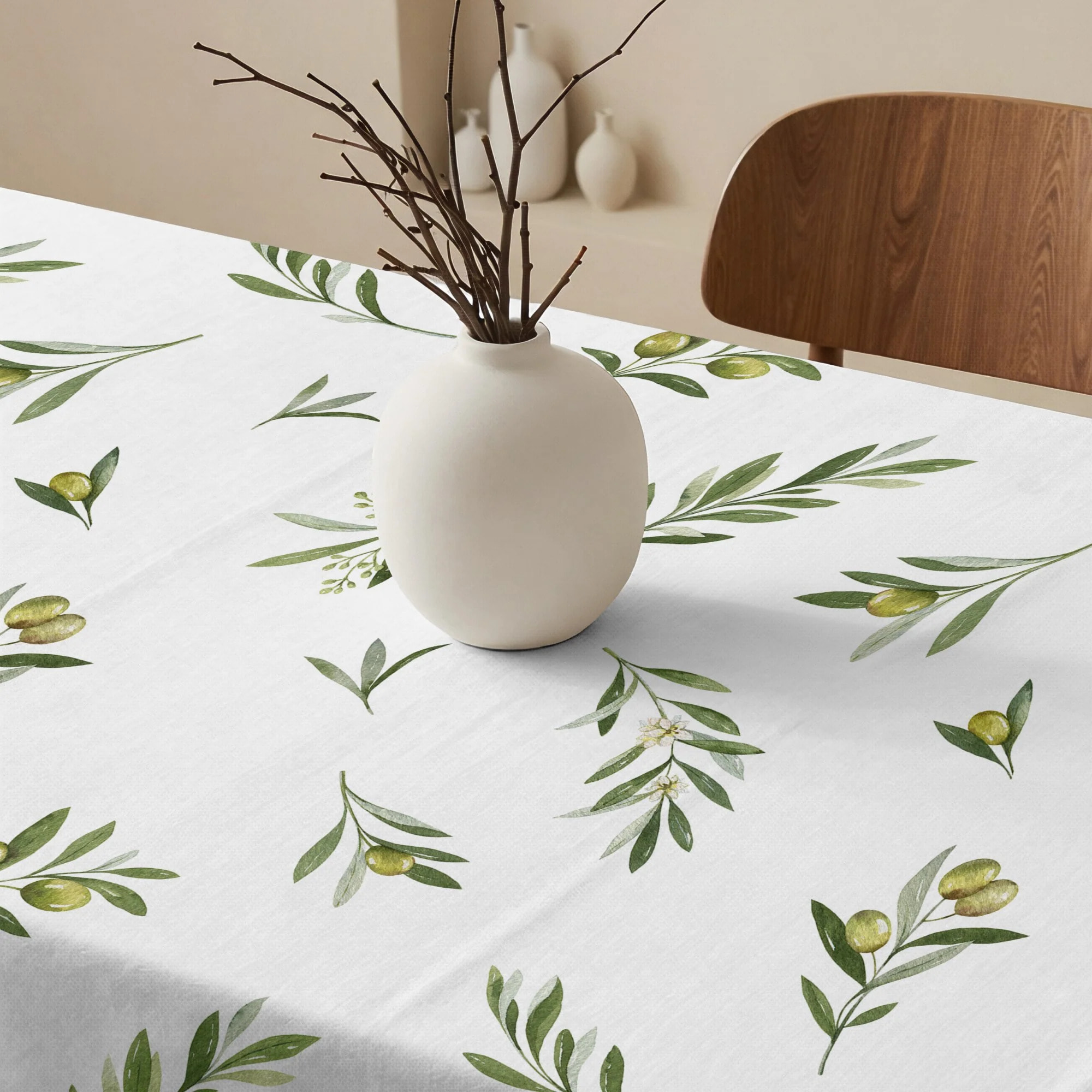 Nappe anti-taches 100% coton Apolo