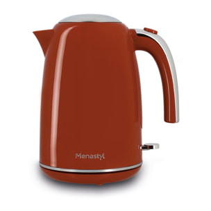 Bouilloire en acier inoxydable 1,7L brique RETRO