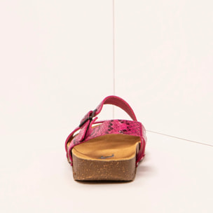 Sandalias 1045S SNAKE FUXIA/ I BREATHE color Fuxia