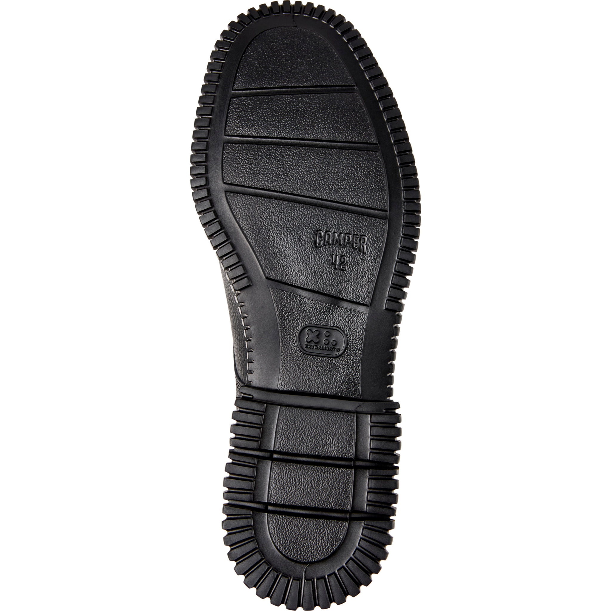 Zapatos de cordones - CAMPER Pix - Negro - Cuero liso