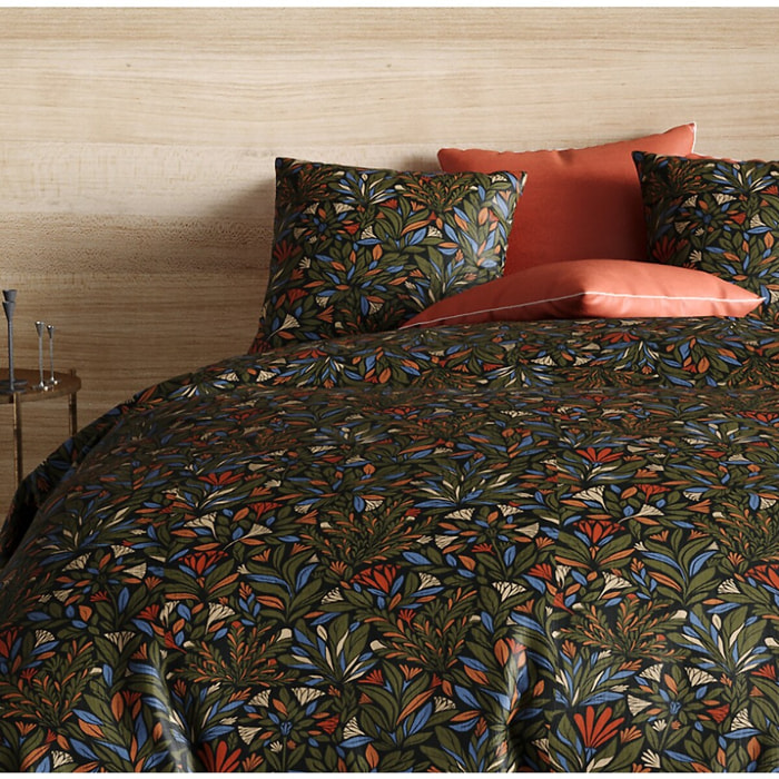 Parure Housse De Couette + 1 taie 100% coton 71fils Bogota