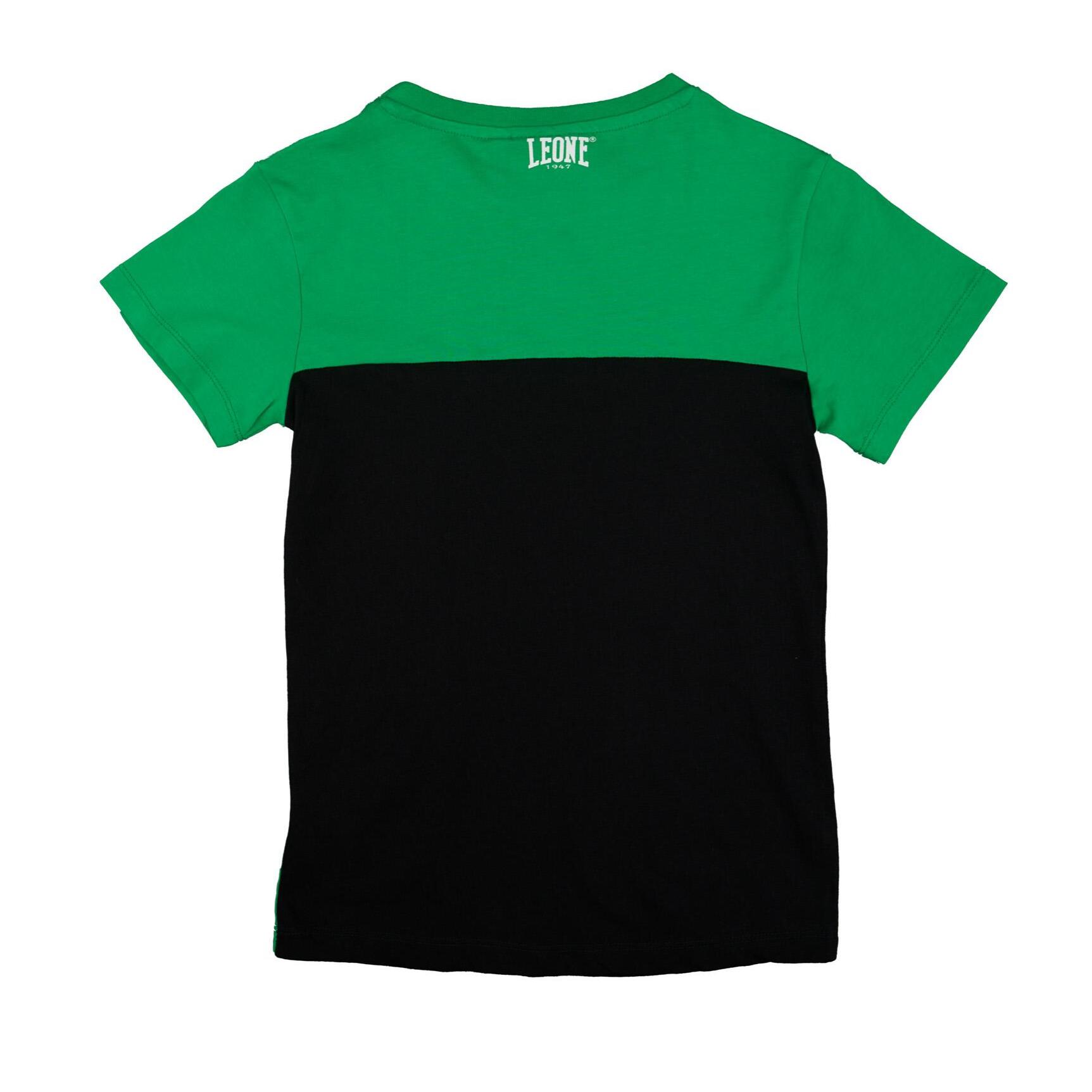 T-shirt maniche corte da bambino in cotone Leone B&W